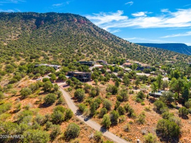 Contemporary Luxury with Spectacular Views! This stunning on Oakcreek Country Club in Arizona - for sale on GolfHomes.com, golf home, golf lot