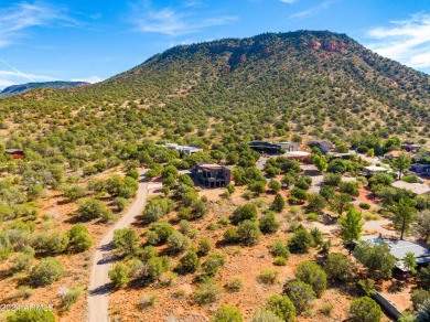 Contemporary Luxury with Spectacular Views! This stunning on Oakcreek Country Club in Arizona - for sale on GolfHomes.com, golf home, golf lot