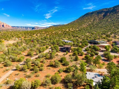 Contemporary Luxury with Spectacular Views! This stunning on Oakcreek Country Club in Arizona - for sale on GolfHomes.com, golf home, golf lot