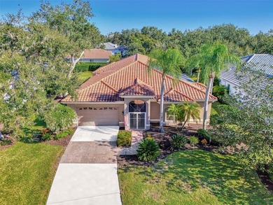 This elegant residence, located in one of Sarasota's most on Laurel Oak Country Club in Florida - for sale on GolfHomes.com, golf home, golf lot