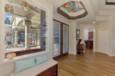 This elegant residence, located in one of Sarasota's most on Laurel Oak Country Club in Florida - for sale on GolfHomes.com, golf home, golf lot