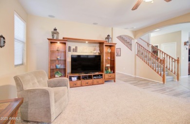 This gorgeous 4 bedroom, 3 bath home with a pool in the growing on The Golf Club At Johnson Ranch in Arizona - for sale on GolfHomes.com, golf home, golf lot