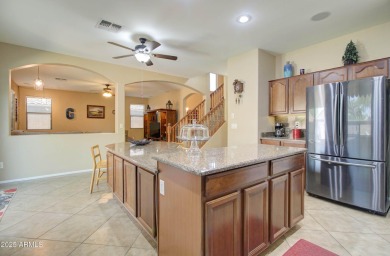 This gorgeous 4 bedroom, 3 bath home with a pool in the growing on The Golf Club At Johnson Ranch in Arizona - for sale on GolfHomes.com, golf home, golf lot
