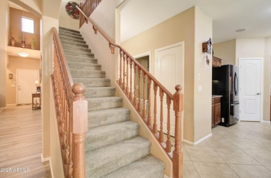 This gorgeous 4 bedroom, 3 bath home with a pool in the growing on The Golf Club At Johnson Ranch in Arizona - for sale on GolfHomes.com, golf home, golf lot