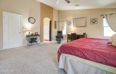 This gorgeous 4 bedroom, 3 bath home with a pool in the growing on The Golf Club At Johnson Ranch in Arizona - for sale on GolfHomes.com, golf home, golf lot