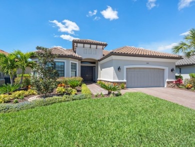 This highly upgraded Pallazio model overlooks a peaceful on Esplanade Golf and  Country Club in Florida - for sale on GolfHomes.com, golf home, golf lot