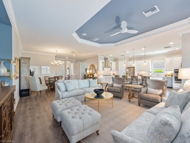 This highly upgraded Pallazio model overlooks a peaceful on Esplanade Golf and  Country Club in Florida - for sale on GolfHomes.com, golf home, golf lot