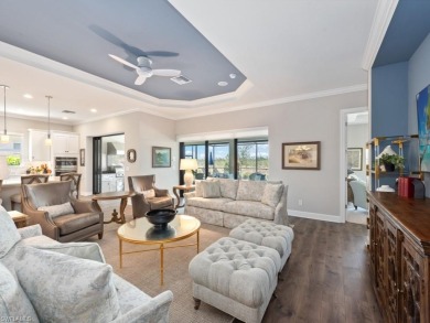 This highly upgraded Pallazio model overlooks a peaceful on Esplanade Golf and  Country Club in Florida - for sale on GolfHomes.com, golf home, golf lot