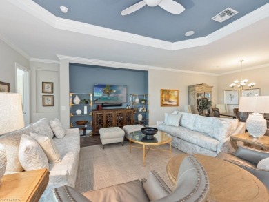 This highly upgraded Pallazio model overlooks a peaceful on Esplanade Golf and  Country Club in Florida - for sale on GolfHomes.com, golf home, golf lot