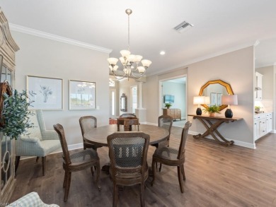 This highly upgraded Pallazio model overlooks a peaceful on Esplanade Golf and  Country Club in Florida - for sale on GolfHomes.com, golf home, golf lot