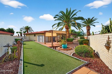 Location is everything and this charming home sits on a large on Sunland Village Golf Club in Arizona - for sale on GolfHomes.com, golf home, golf lot