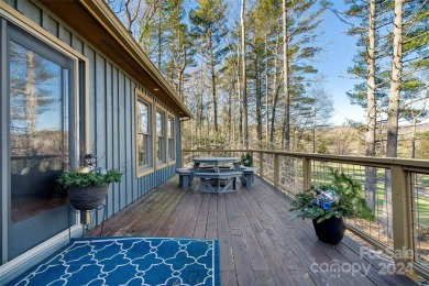 Perched above Hickory Hills Golf Course, this 3-bedroom, 4-bath on Grassy Creek Golf and Country Club in North Carolina - for sale on GolfHomes.com, golf home, golf lot