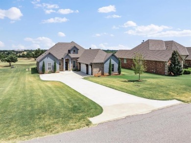 Gorgeous home located on the 15th hole of Cimarron National Golf on Cimarron National Golf Club in Oklahoma - for sale on GolfHomes.com, golf home, golf lot