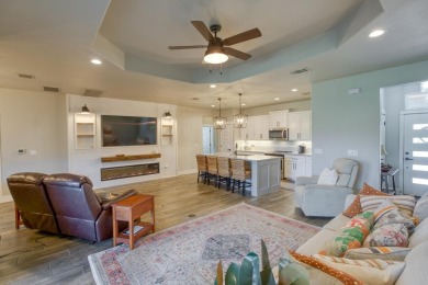 Newly constructed right side of a duplex. Can be bought on Slick Rock Golf Course - Horseshoe Bay in Texas - for sale on GolfHomes.com, golf home, golf lot