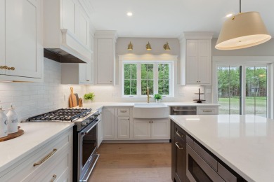 This beautifully appointed custom ranch is now complete and on Dunegrass Golf Club in Maine - for sale on GolfHomes.com, golf home, golf lot