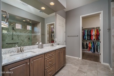 Gorgeous Serenity model on a premium corner lot with north/south on Copper Canyon Golf Club in Arizona - for sale on GolfHomes.com, golf home, golf lot