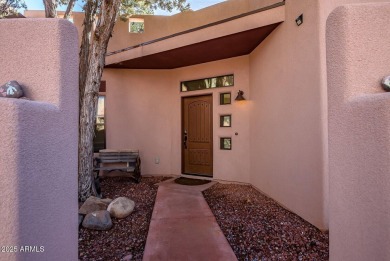 Stunning single-level 3 bed, 2.5 bath Sedona home with on Canyon Mesa Country Club in Arizona - for sale on GolfHomes.com, golf home, golf lot