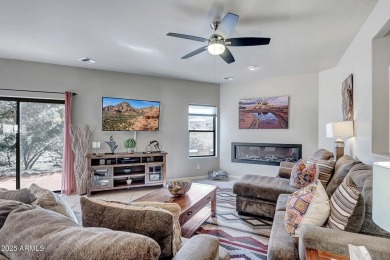 Stunning single-level 3 bed, 2.5 bath Sedona home with on Canyon Mesa Country Club in Arizona - for sale on GolfHomes.com, golf home, golf lot