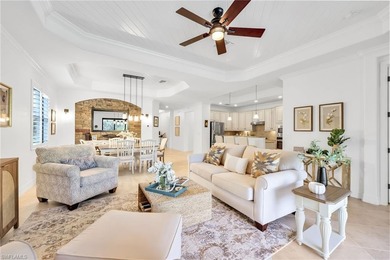 Welcome to elegant coastal living in sought after Fiddler's on The Golf Club At Fiddlers Creek in Florida - for sale on GolfHomes.com, golf home, golf lot