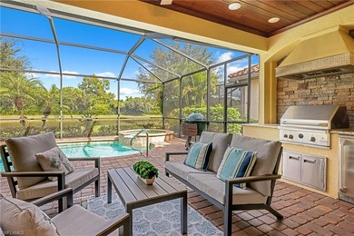 Welcome to elegant coastal living in sought after Fiddler's on The Golf Club At Fiddlers Creek in Florida - for sale on GolfHomes.com, golf home, golf lot