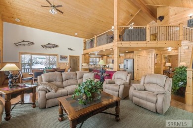 Beautiful large cabin in Island Park village on the golf course on Island Park Village Resort Golf Course in Idaho - for sale on GolfHomes.com, golf home, golf lot