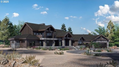 Enjoy Cascade Mountain & Ridge views off the 18th green at on Brasada Canyons Golf Course in Oregon - for sale on GolfHomes.com, golf home, golf lot