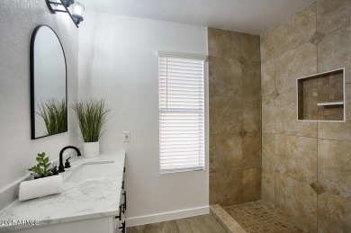 Welcome to this stunning single-level home nestled on the golf on Arrowhead Country Club in Arizona - for sale on GolfHomes.com, golf home, golf lot