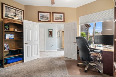 Popular extended Newport plan with spectacular VIEWS of the 6th on Heritage Palms Golf Club in California - for sale on GolfHomes.com, golf home, golf lot