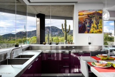 Golf membership is available with the purchase of this dramatic on Desert Mountain Golf Club - Renegade Course in Arizona - for sale on GolfHomes.com, golf home, golf lot
