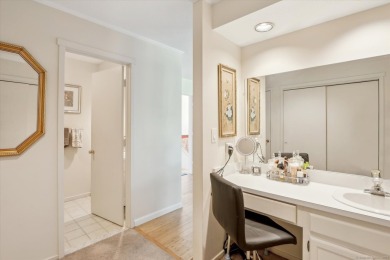 Beautiful 3-bedroom, 2.5-bath end unit with attached 2-car on Farmington Woods Country Club in Connecticut - for sale on GolfHomes.com, golf home, golf lot