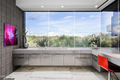 Golf membership is available with the purchase of this dramatic on Desert Mountain Golf Club - Renegade Course in Arizona - for sale on GolfHomes.com, golf home, golf lot
