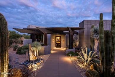 Golf membership is available with the purchase of this dramatic on Desert Mountain Golf Club - Renegade Course in Arizona - for sale on GolfHomes.com, golf home, golf lot