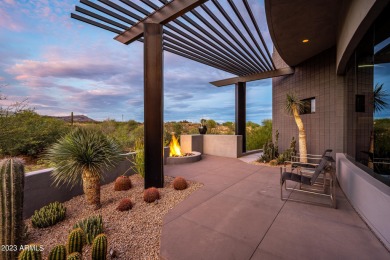 Golf membership is available with the purchase of this dramatic on Desert Mountain Golf Club - Renegade Course in Arizona - for sale on GolfHomes.com, golf home, golf lot