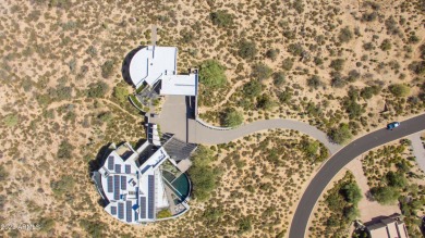 Golf membership is available with the purchase of this dramatic on Desert Mountain Golf Club - Renegade Course in Arizona - for sale on GolfHomes.com, golf home, golf lot