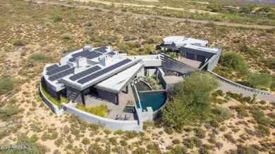 Golf membership is available with the purchase of this dramatic on Desert Mountain Golf Club - Renegade Course in Arizona - for sale on GolfHomes.com, golf home, golf lot