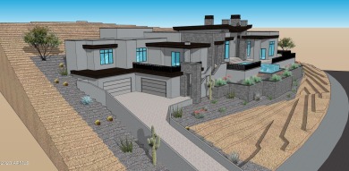 Rare opportunity for a large 1+ acre hillside custom home site on The Foothills Golf Club in Arizona - for sale on GolfHomes.com, golf home, golf lot