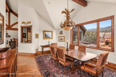 Set on over half an acre, and extensively remodeled in 2022 on Aspen Glen Club in Colorado - for sale on GolfHomes.com, golf home, golf lot