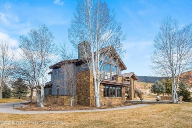 Set on over half an acre, and extensively remodeled in 2022 on Aspen Glen Club in Colorado - for sale on GolfHomes.com, golf home, golf lot