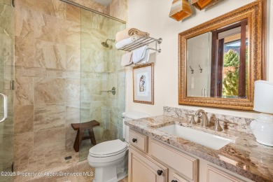 Set on over half an acre, and extensively remodeled in 2022 on Aspen Glen Club in Colorado - for sale on GolfHomes.com, golf home, golf lot