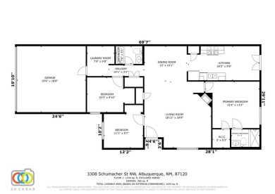 This 3-bed 2-bath townhome in Ladera West is light, bright & on Ladera Golf Course  in New Mexico - for sale on GolfHomes.com, golf home, golf lot