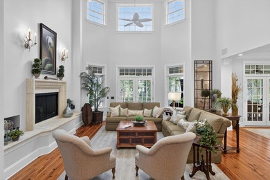 Beautiful brick custom home with FIRST FLOOR PRIMARY SUITE on Dunes West Golf Club in South Carolina - for sale on GolfHomes.com, golf home, golf lot