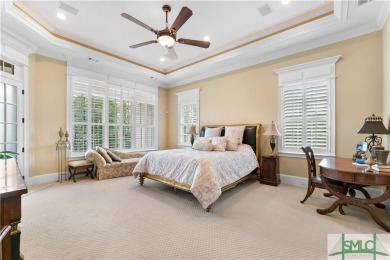 A Custom masterpiece of luxury & craftsmanship in the highly on Savannah Quarters Country Club in Georgia - for sale on GolfHomes.com, golf home, golf lot