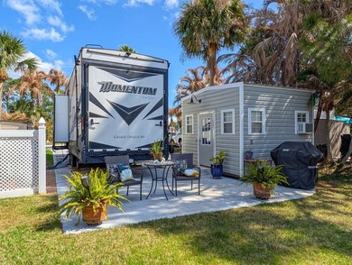 This very private 40x80 R lot backs up to nature and has a 10x12 on The Great Outdoors Golf and Country Club in Florida - for sale on GolfHomes.com, golf home, golf lot