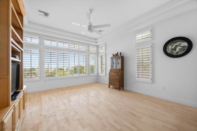 Belmont model with plantation shutters throughout the house on Highland Falls Golf Club in Nevada - for sale on GolfHomes.com, golf home, golf lot