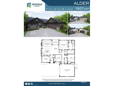 The Alder by Tresidio Homes is perfectly positioned in the on Falcon Crest Golf Club in ID - for sale on GolfHomes.com, golf home, golf lot