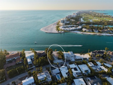 Gulf-Front Opportunity in Lido Shores -- 127 Feet on the Open on Links on Longboat Golf Club in Florida - for sale on GolfHomes.com, golf home, golf lot
