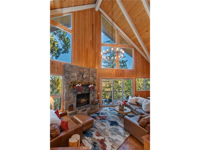 What is a *Prow-Style* home?  Think of the front of a large boat on Lake Arrowhead Country Club in California - for sale on GolfHomes.com, golf home, golf lot