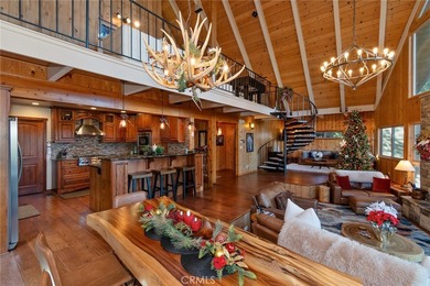 What is a *Prow-Style* home?  Think of the front of a large boat on Lake Arrowhead Country Club in California - for sale on GolfHomes.com, golf home, golf lot