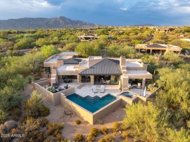 Awaken to sweeping desert vistas where Pinnacle Peak, sparkling on Desert Mountain Golf Club - Renegade Course in Arizona - for sale on GolfHomes.com, golf home, golf lot