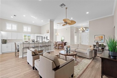 Enjoy exceptional privacy and breathtaking panoramic lake and on Estero Country Club in Florida - for sale on GolfHomes.com, golf home, golf lot